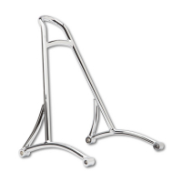 BURLY, SISSY BAR. 13" CHROME, NO BACKREST PAD