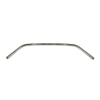 BURLY, 1" BIKINI BEACH BAR. CHROME