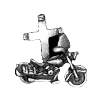 MOTOCYCLE WITH CROSS PIN