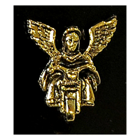 M/C GUARDIAN ANGEL PIN, GOLD