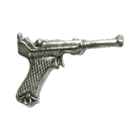 BIKER PINS LUGER PISTOL PIN