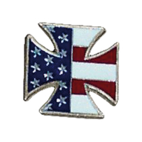 BIKER PINS CHOPPERS US FLAG PIN