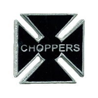 BIKER PINS CHOPPERS MALTESE CROSS PIN