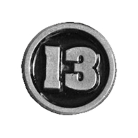 #13 BIKER PIN