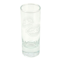 S&S FROSTED SHOT GLASS, 2.5 OZ