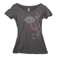 S&S TEE, S&S LOGO, LADIES, GREY, M