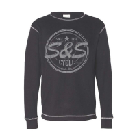 S&S THERMAL T-SHIRT BLACK/VINTAGE WHITE