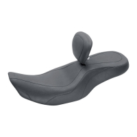 MUSTANG, WIDE TRIPPER 2-UP ONE-PIECE SEAT. WITH BACKREST