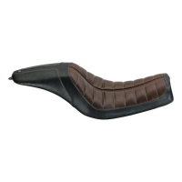 ROLAND SANDS DESIGN, 2-UP ENZO SEAT. BLACK/BROWN