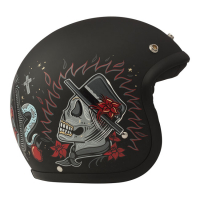 DMD POISON BLACK HELMET, XS