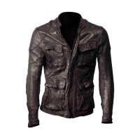 DMD SOLO RIDER LEATHER JACKET, BLACK