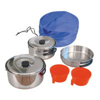 COOK SET, ALUMINUM 2-PERSON