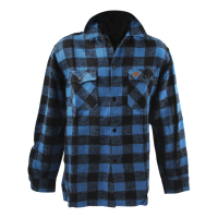 LUMBERJACK FLANNEL SHIRT CHECKERED BLUE/BLACK