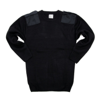 WORKING PULLOVER ACRYLIC BLACK