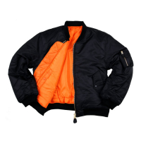 MA-1 BOMBER FLIGHT JACKET BLACK