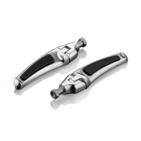 REBUFFINI COMET PASSENGER PEGS POLISHED