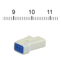 NAMZ, JST MINI CONNECTOR. WHITE, PLUG, 3-PIN