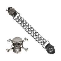 VEST EXTENDER SKULL & CROSSBONES