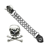 VEST EXTENDER SKULL & CROSSBONES