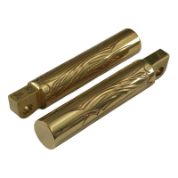 WEALL, BRASS FOOTPEG SET. HIRO