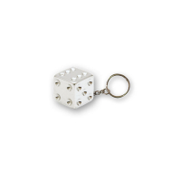 TRIKTOPZ DICE KEY CHAIN CHROME