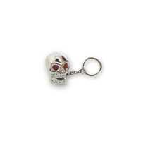 TRIKTOPZ SKULL KEY CHAIN CHROME