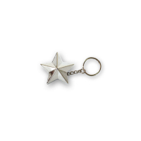 TRIKTOPZ STAR KEY CHAIN CHROME