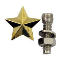 TRIK TOPZ LICENSE PLATE MOUNTS STAR GOLD