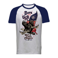 WCC BORN IN THE USA T-SHIRT, SIZE S