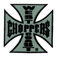 WCC EMBROIDERED PATCH, SILVER