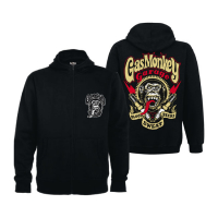 GMG ZIP HOODIE SPARKPLUGS BLACK