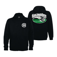 GMG ZIP HOODIE CIGAR MONKEY BLACK