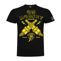 GMG T-SHIRT LIGHTNING PLUGS BLACK