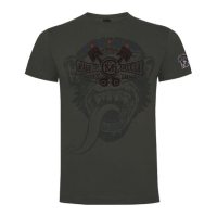 GMG T-SHIRT BIG MONKEY LEAD GREY