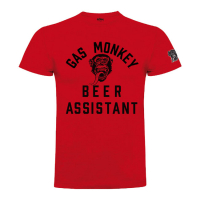 GMG T-SHIRT BEER MONKEY RED