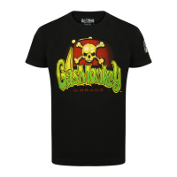 GMG SKULL AND LOGO T-SHIRT BLACK