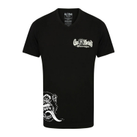 GMG SIDE MONKEY V-NECK T-SHIRT BLACK