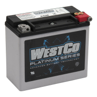 WESTCO, SEALED AGM BATTERY. 12V, 18AH, 310CCA