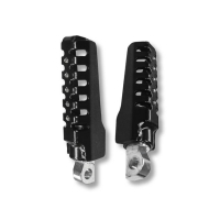 BURLY, RAZORBACK FOOT PEGS. BLACK