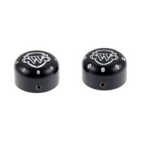 CULT-WERK FRONT AXLE COVER KIT GLOSS BLACK WITH LOGO