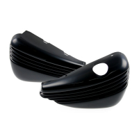 CULT-WERK, ''BOBBER'' SIDE COVER SET. GLOSS BLACK