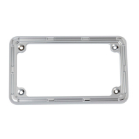 NESS BILLET ALU LICENSE PLATE FRAME SLOT TRA