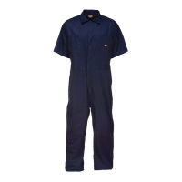 DICKIES QUINLAN SHORT SLEEVE COVERALL NAVY