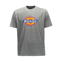 DICKIES ICON LOGO LADIES T-SHIRT GREY MELANGE