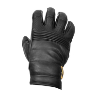 ROEG HANK LEATHER GLOVES BLACK