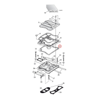 COMETIC, LOWER ROCKER COVER GASKET. RUBBER