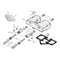 COMETIC, ROCKER COVER GASKETS. .031" FIBER