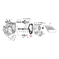 COMETIC, CAM COVER GASKETS. FIBER