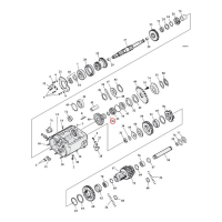 COMETIC, OIL SEAL TRANSMISSION MAINDRIVE GEAR. METAL OD