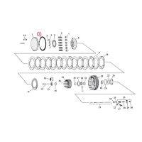 COMETIC, GASKET DERBY COVER. FIBER